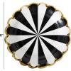 image:imageCR Gibson TW725843 Black and White Pinwheel Scallop Edge Disposable Paper Lunch Napkins 6 x 6 Multicolor 20 PiecesLunch Plates