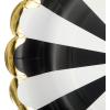 image:imageCR Gibson TW725843 Black and White Pinwheel Scallop Edge Disposable Paper Lunch Napkins 6 x 6 Multicolor 20 PiecesLunch Plates