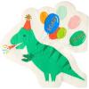 image:imageCR Gibson TW725855 Dino Party Disposable Paper Lunch Napkins 6 x 6 Multicolor 20 PiecesLunch Napkins