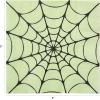 image:imageCR Gibson TW824070 Batty Night Disposable Paper Guest Towel and Dinner Napkins for Halloween Parties Multicolor 20pcsSpiderweb