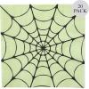 image:imageCR Gibson TW824070 Batty Night Disposable Paper Guest Towel and Dinner Napkins for Halloween Parties Multicolor 20pcsSpiderweb