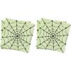 image:imageCR Gibson TW824070 Batty Night Disposable Paper Guest Towel and Dinner Napkins for Halloween Parties Multicolor 20pcsSpiderweb