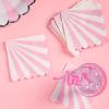 image:imageCR Gibson TW825844 Pink Pinwheel Scallop Edge Disposable Dinner Napkins and Bathroom Guest Towels 42 x 785 Multicolor 16 PiecesCocktail Napkins
