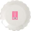 image:imageCR Gibson TW825844 Pink Pinwheel Scallop Edge Disposable Dinner Napkins and Bathroom Guest Towels 42 x 785 Multicolor 16 PiecesDinner Plates