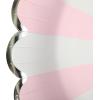 image:imageCR Gibson TW825844 Pink Pinwheel Scallop Edge Disposable Dinner Napkins and Bathroom Guest Towels 42 x 785 Multicolor 16 PiecesDinner Plates