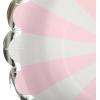 image:imageCR Gibson TW825844 Pink Pinwheel Scallop Edge Disposable Dinner Napkins and Bathroom Guest Towels 42 x 785 Multicolor 16 PiecesLunch Plates