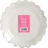 image:imageCR Gibson TW825844 Pink Pinwheel Scallop Edge Disposable Dinner Napkins and Bathroom Guest Towels 42 x 785 Multicolor 16 PiecesLunch Plates