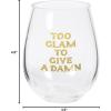 image:imageXampO Paper Goods QWGS420887 4 Pack Stemless Wine FabulousFabulous