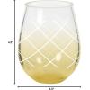 image:imageXampO Paper Goods QWGS420887 4 Pack Stemless Wine FabulousFuit