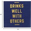 image:imageXampO Paper Goods Yellow Lemons Paper Cocktail Napkins 20pc 55 x 55Drinks Well With Others