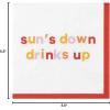 image:imageXampO Paper Goods Yellow Lemons Paper Cocktail Napkins 20pc 55 x 55Suns Down Drinks Up
