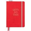 image:imageCR Gibson Red Leatherette Lets Do This Dot Grid Notebook Journal 6 W x 85 L 240 PagesRed