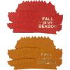 image:imageCR Gibson TW424063 Hello Fall Pumpkin Disposable Paper Cocktail Napkins for Thanksgiving and Halloween Orange 20pcs 5 x 5Fall Harvest