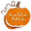 image:imageCR Gibson TW424063 Hello Fall Pumpkin Disposable Paper Cocktail Napkins for Thanksgiving and Halloween Orange 20pcs 5 x 5Rustic Pumpkin