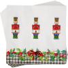 image:imageCR Gibson TW725775 Spode Holiday Nutcracker Disposable Paper Lunch Napkins 6 x 6 Multicolor 20 Pieces