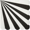 image:imageCR Gibson TW725843 Black and White Pinwheel Scallop Edge Disposable Paper Lunch Napkins 6 x 6 Multicolor 20 PiecesLunch Napkins