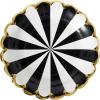 image:imageCR Gibson TW725843 Black and White Pinwheel Scallop Edge Disposable Paper Lunch Napkins 6 x 6 Multicolor 20 PiecesLunch Plates
