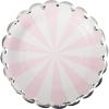 image:imageCR Gibson TW825844 Pink Pinwheel Scallop Edge Disposable Dinner Napkins and Bathroom Guest Towels 42 x 785 Multicolor 16 PiecesLunch Plates
