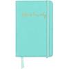 image:imageCR Gibson Turquoise Life is Lovely Leatherette Small Journal Notebook for Girls 35 W x 55 L 192