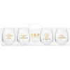 image:imageXampO Paper Goods QWGS420887 4 Pack Stemless Wine FabulousFabulous