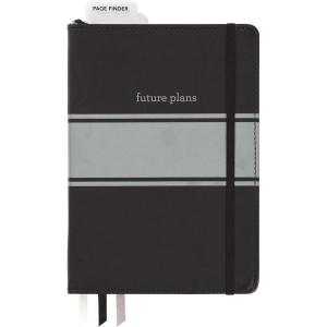 image:imageCR Gibson Black Leatherette Freestyle Organizer and Planner Dot Grid Notebook 6 W x 85 L 240 Pages