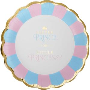 image:imageCR Gibson Gender Reveal Lunch Napkins  Die Cut Assorted Designs Perfect for Gender Reveal CelebrationsDinner Plates