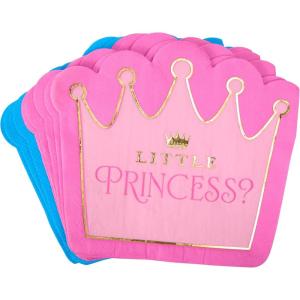 image:imageCR Gibson Gender Reveal Lunch Napkins  Die Cut Assorted Designs Perfect for Gender Reveal CelebrationsLunch Napkins