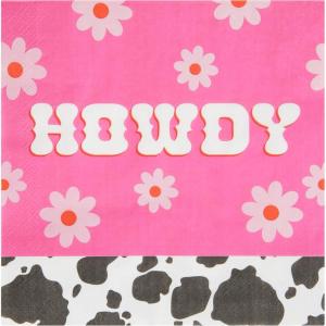 image:imageCR Gibson Lunch Napkin Love  DieCut Gold Foil Accents  3Ply 20 Count TW725537Howdy