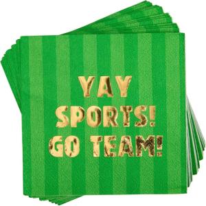 image:imageCR Gibson TW425851 Drinking Wine Feeling Fine Disposable Paper Cocktail Napkins 5 x 5 Multicolor 20 PiecesYay Sports