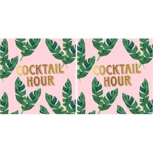 image:imageXampO Paper Goods Beverage Napkin 20Ct Cabana Club20 Count Pack of 2