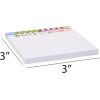 image:imageCR Gibson CM3225500 N Squared Colorblock Mini Notepad with 50 Sheets 3 x 3 MulticolorWrite it Down