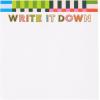 image:imageCR Gibson CM3225500 N Squared Colorblock Mini Notepad with 50 Sheets 3 x 3 MulticolorWrite it Down