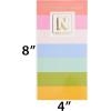 image:imageCR Gibson CM3325499 N Squared Striped List Pad with 80 Sheets Multicolor 4 x 8Striped