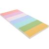 image:imageCR Gibson CM3325499 N Squared Striped List Pad with 80 Sheets Multicolor 4 x 8Striped