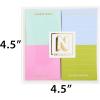 image:imageCR Gibson CM3425500 N Squared Colorblock Mini Notepads with 50 Sheets 425 x 425 Multicolor 4 PackColorblock