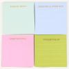 image:imageCR Gibson CM3425500 N Squared Colorblock Mini Notepads with 50 Sheets 425 x 425 Multicolor 4 PackColorblock