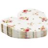 image:imageCR Gibson Floral Heart DieCut Heart Lunch 3Ply Napkins 20Count 65
