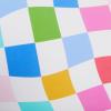 image:imageCR Gibson LMP25500 N Squared Colorblock Checkerboard Leatherette Mouse Pad for Desks 85 x 85 MulticolorColorblock Checkerboard