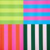 image:imageCR Gibson Leatherette Desk Pad Squared Stripe  Stylish and Practical Office AccessoryBold Stripes