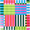 image:imageCR Gibson Leatherette Desk Pad Squared Stripe  Stylish and Practical Office AccessoryBold Stripes