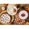 image:imageCR Gibson QAPS224068 Reusable Fall Plastic Plate Set for Thanksgiving 9 Diameter 4pcsFall Designs