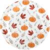 image:imageCR Gibson QAPS224068 Reusable Fall Plastic Plate Set for Thanksgiving 9 Diameter 4pcsFall Designs