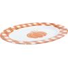 image:imageCR Gibson QAPS224068 Reusable Fall Plastic Plate Set for Thanksgiving 9 Diameter 4pcsOrange Plaid
