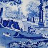 image:imageCR Gibson TW1225755 Spode Blue Italia Disposable Paper Dinner Plates 1025 Diameter Multicolor 8 PiecesDinner Napkins