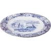 image:imageCR Gibson TW1225755 Spode Blue Italia Disposable Paper Dinner Plates 1025 Diameter Multicolor 8 PiecesDinner Plates