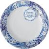 image:imageCR Gibson TW1225755 Spode Blue Italia Disposable Paper Dinner Plates 1025 Diameter Multicolor 8 PiecesLunch Plates