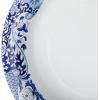 image:imageCR Gibson TW1225755 Spode Blue Italia Disposable Paper Dinner Plates 1025 Diameter Multicolor 8 PiecesLunch Plates