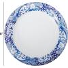 image:imageCR Gibson TW1225755 Spode Blue Italia Disposable Paper Dinner Plates 1025 Diameter Multicolor 8 PiecesLunch Plates
