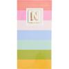 image:imageCR Gibson CM3325499 N Squared Striped List Pad with 80 Sheets Multicolor 4 x 8Striped