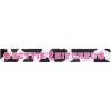 image:imageCR Gibson Gettin Hitched Party Sash  White Satin with Cow Print Design  One Size Fits All  Perfect for Bachelorette Celebrations CPS25513